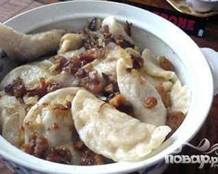 Вареники картофельные на кефире