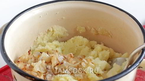 вареники на кислом молоке с картошкой и луком