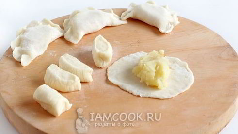 вареники на кислом молоке с картошкой и луком