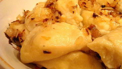 вареники на заварном тесте с сюрпризами в двух начинках