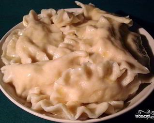 Вареники с адыгейским сыром