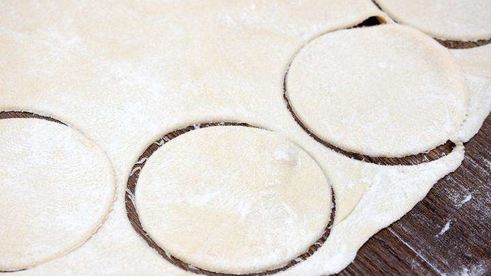 вареники с гречкой и грибами