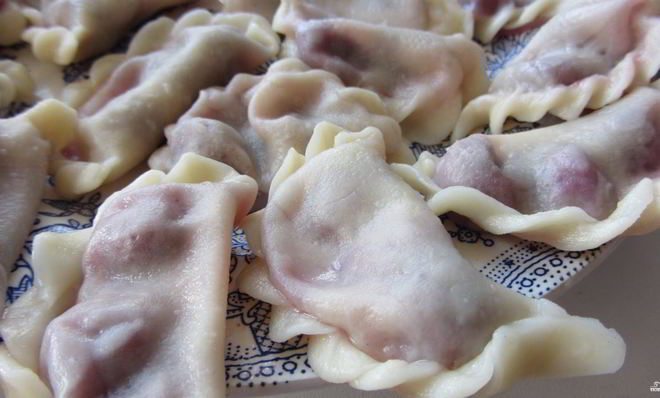 Вареники с грушей