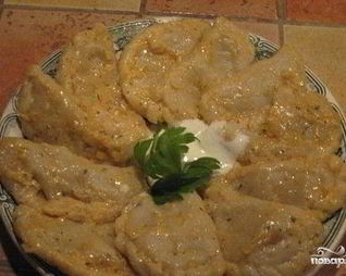 Вареники с кабачками