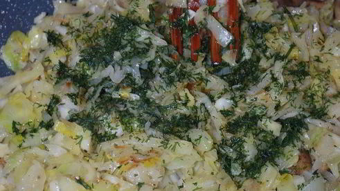 вареники с капустой и маслятами