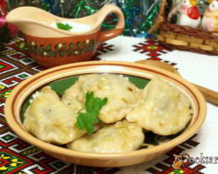 Вареники с капустой