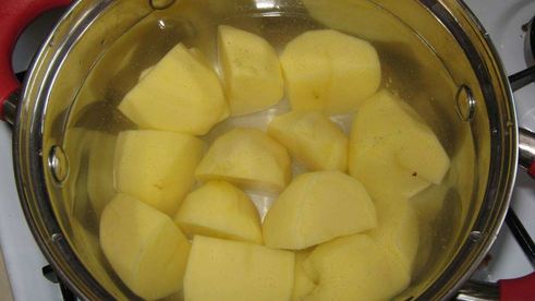 вареники с картошкой и салом