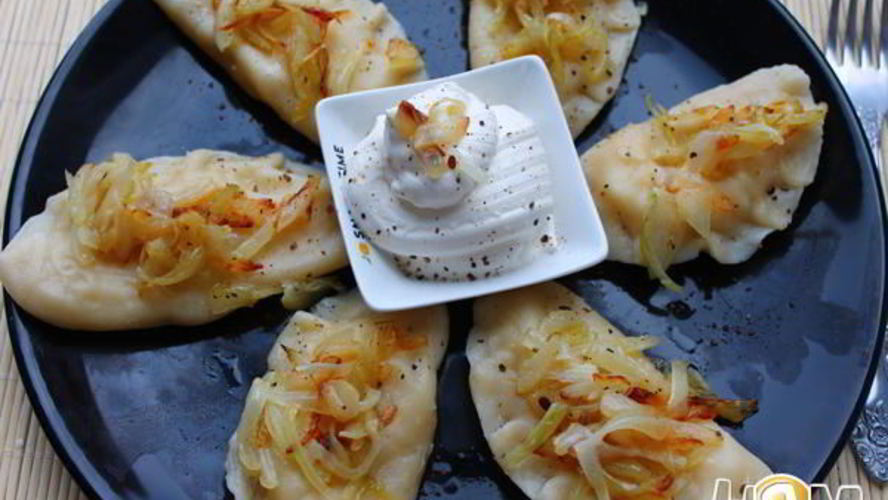 Рецепт вареники с картошкой и жаренным луком