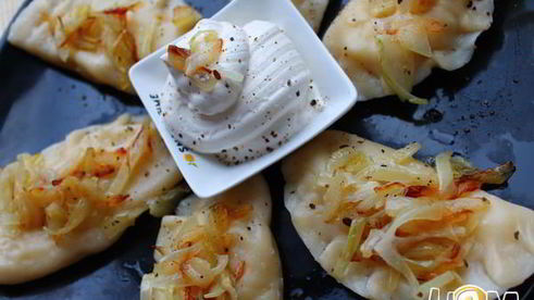 вареники с картошкой и жаренным луком