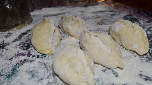 вареники с лесными ягодами