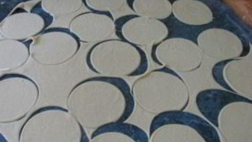 вареники с малиной