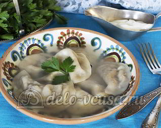 Вареники с мясом