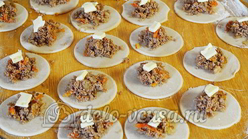 вареники с мясом