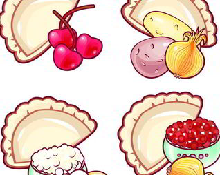 Вареники с салом