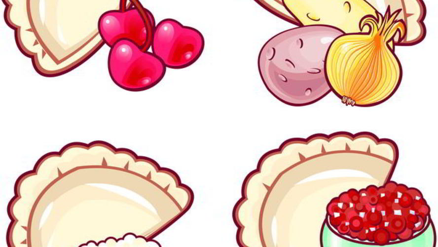 Рецепт вареники с салом