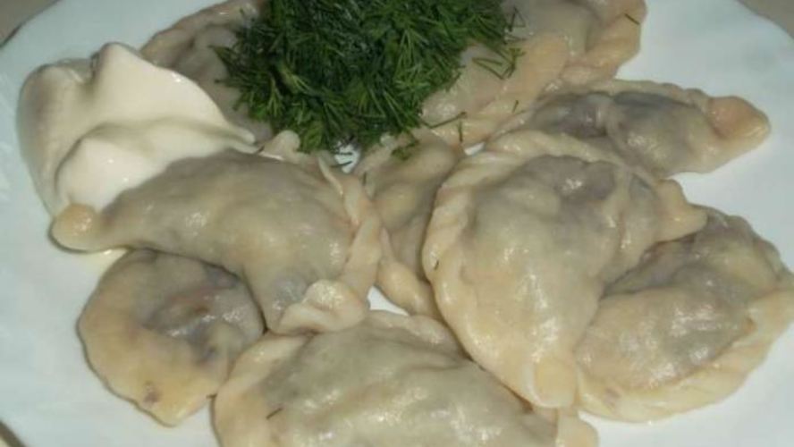 Рецепт вареники с шампиньонами