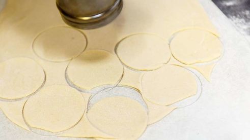 вареники с соленым творогом