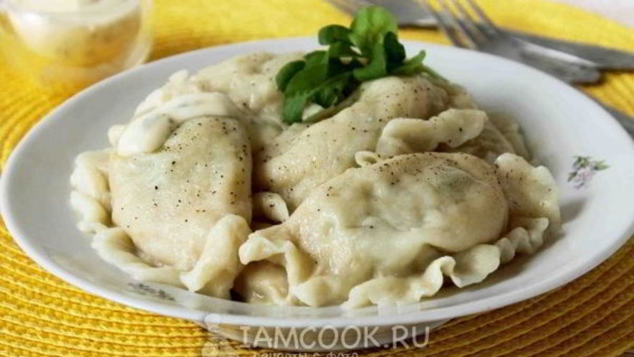 Рецепт вареники с сырой картошкой