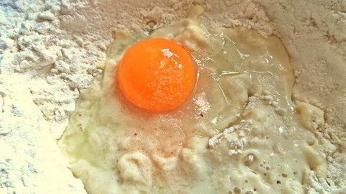 вареники с творогом и черешней