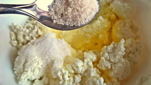 вареники с творогом и черешней