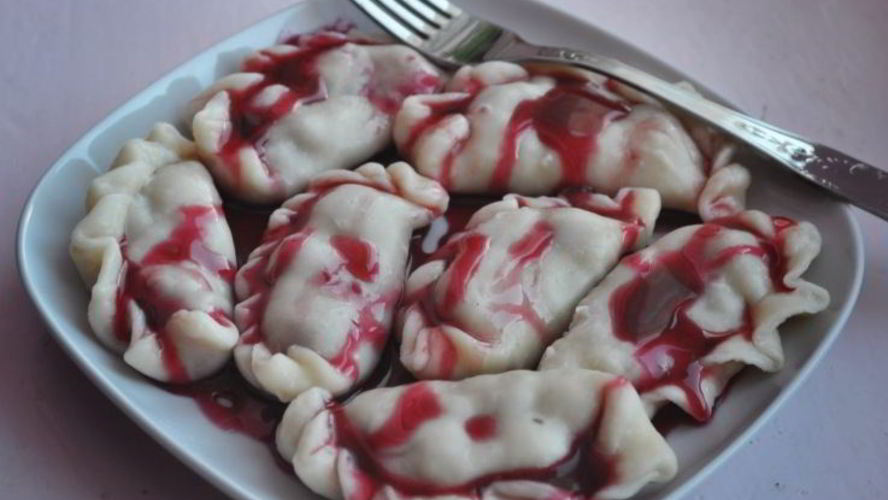 Рецепт вареники с вареньем