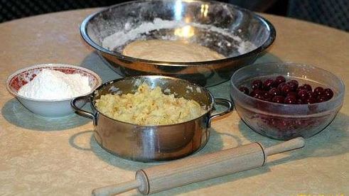 вареники с вишней