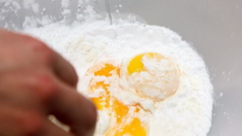 вареники с яблоком и корицей