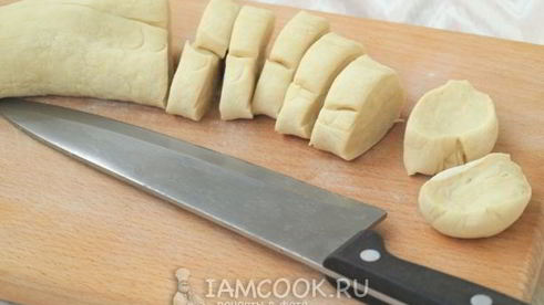 вареники с жареной капустой