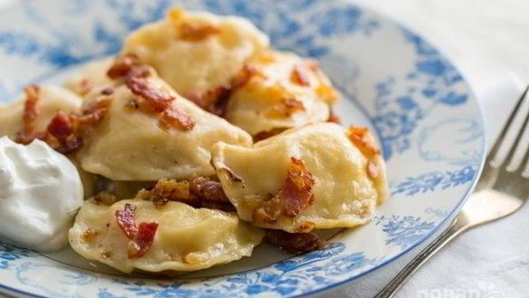 Рецепт Вкусные вареники с картошкой