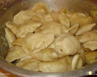 Заварные вареники с картошкой