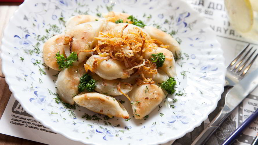 Рецепт жареные вареники с картошкой