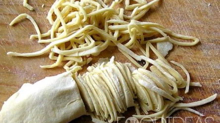 Рецепт яичная лапша