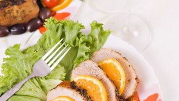 Рецепт Свиное жаркое с апельсинами и хересом