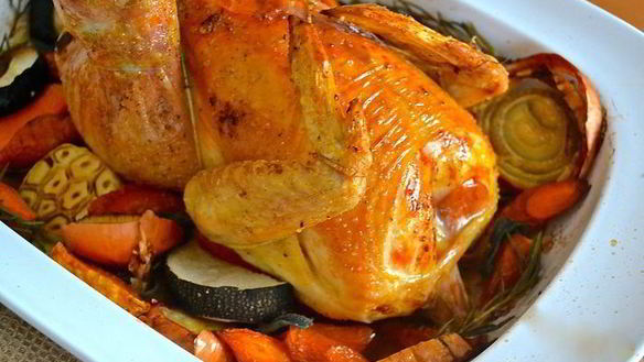 Рецепт Воскресное жаркое из цыпленка