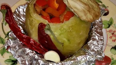 жаркое горшочки-лепесточки