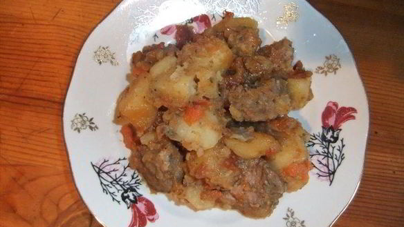 Рецепт Жаркое из баранины в мультиварке