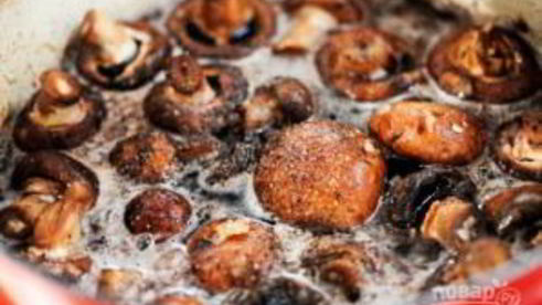 жаркое из говядины с грибами