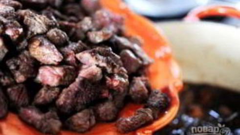 жаркое из говядины с грибами