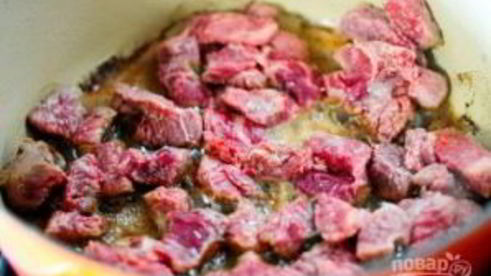 жаркое из говядины с грибами