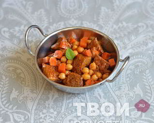 Жаркое из говядины с нутом