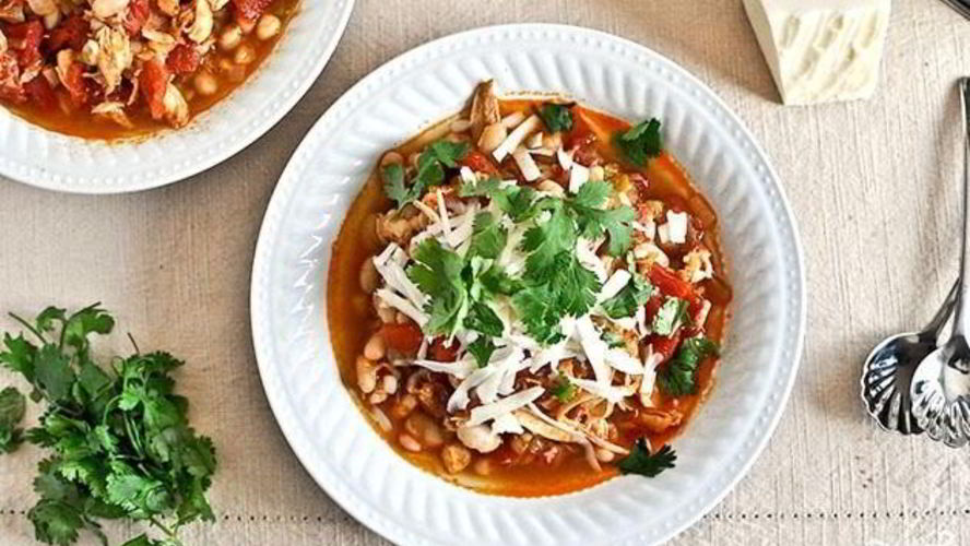 Рецепт жаркое из курицы, фасоли и овощей