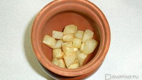 жаркое из курицы с грибами и картофелем в горшочках