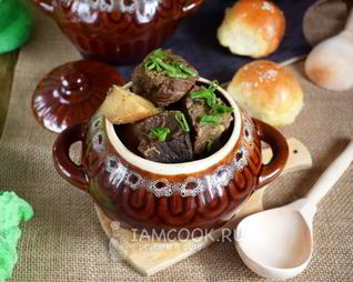 Жаркое из лосятины