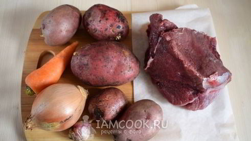 жаркое из лосятины