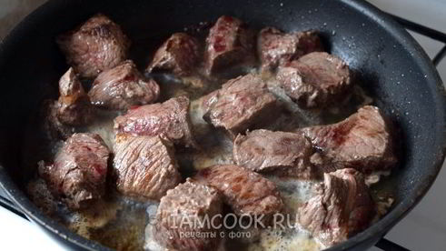 жаркое из лосятины