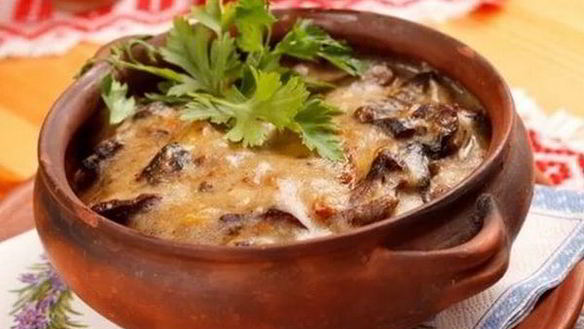 Рецепт Жаркое из овощей со свининой в горшочках