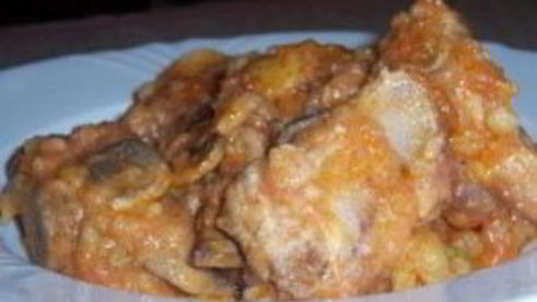 жаркое из ребрышек с картошкой