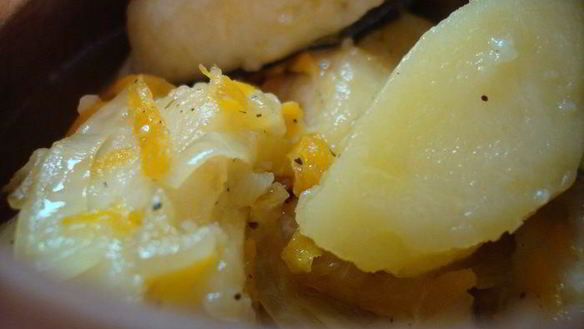 Рецепт Жаркое из судака в горшочках