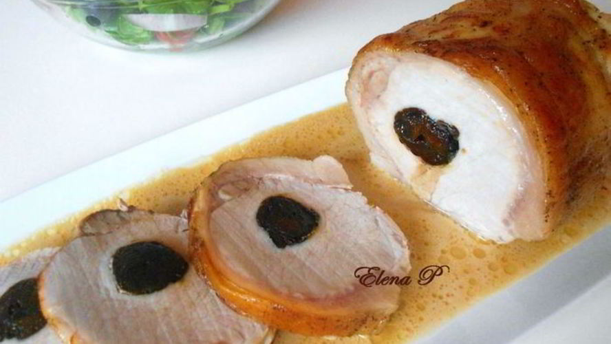 Рецепт жаркое из свинины с черносливом в соусе из вина и сливок