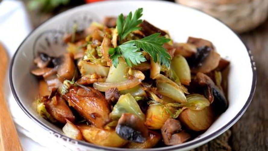 Рецепт жаркое из свинины с картофелем и горчичным соусом